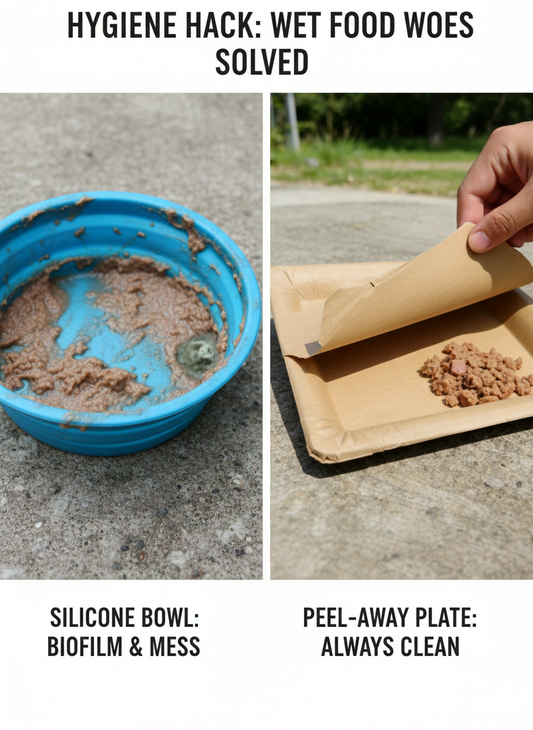 Peel-Away Pet Plates vs. Silicone Bowls: Best for Outdoor Hygiene
