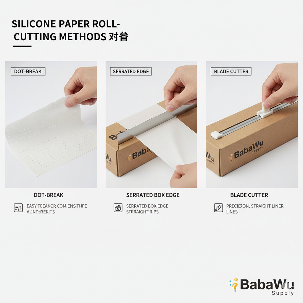 Guide to Parchment Paper Roll Cutting Methods: Dot-break, Serrated, or Blade Cutter?